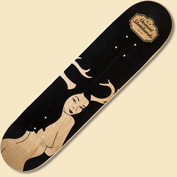 deer lady skateboard deck
